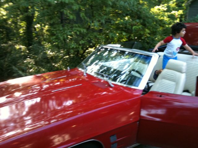 1969 Red Pontiac Firebird Convertible