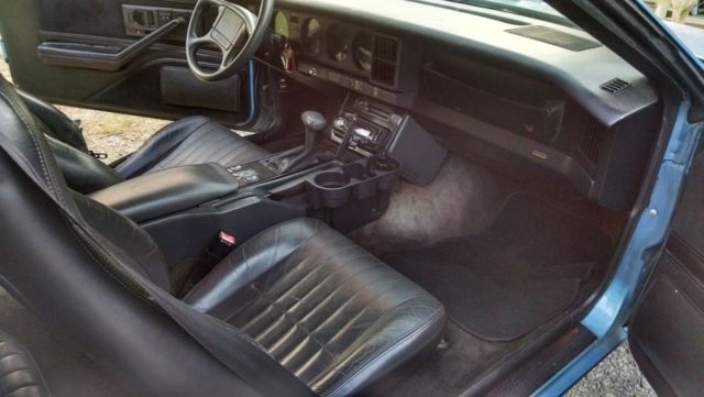 1989 Blue Pontiac Firebird Hatchback
