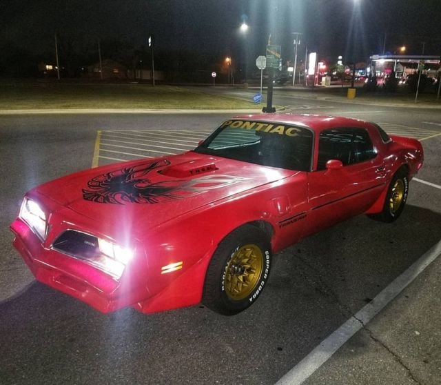 1978 Red Pontiac Trans Am Coupe