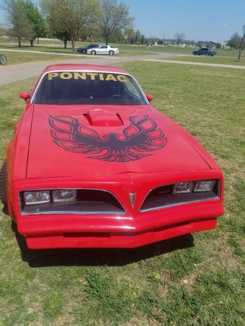 1978 Red Pontiac Trans Am Coupe