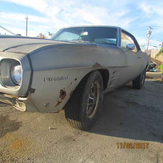 1969 Green Pontiac Firebird Coupe