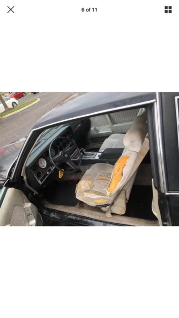 1984 Black Pontiac Grand Prix Coupe