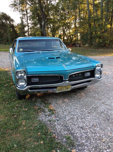 1967 Blue Pontiac GTO Coupe