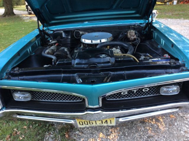 1967 Blue Pontiac GTO Coupe