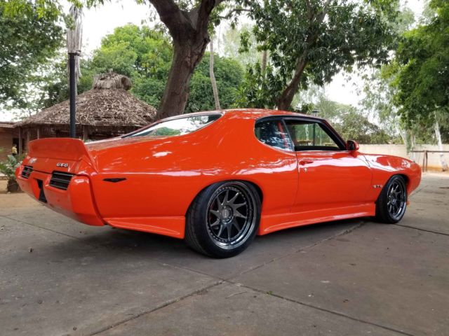 1969 Orange Pontiac GTO Coupe