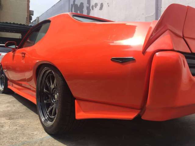 1969 Orange Pontiac GTO Coupe