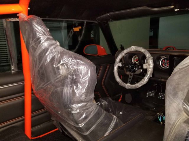 1969 Orange Pontiac GTO Coupe