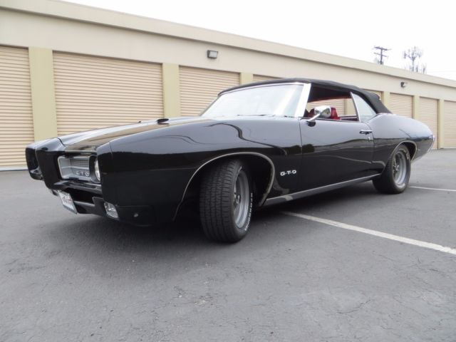 1969 Red Pontiac GTO Convertible