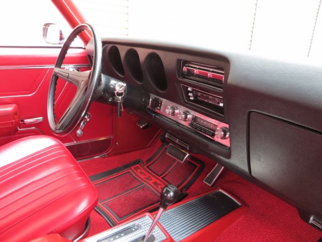 1969 Red Pontiac GTO Convertible