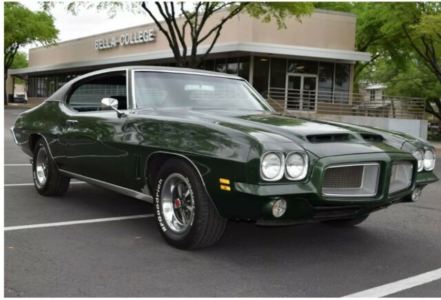 1972 Wilderness Green Metallic Pontiac GTO Sedan
