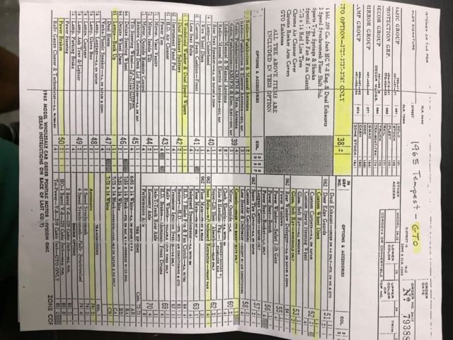 1965 Red Pontiac GTO Coupe