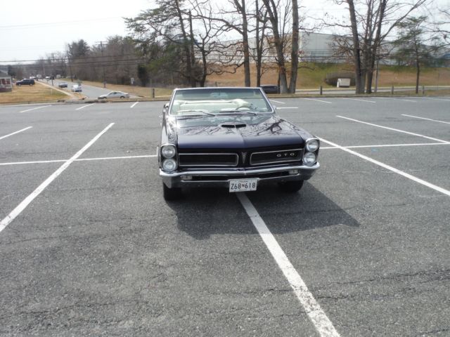 1965 Blue Pontiac GTO