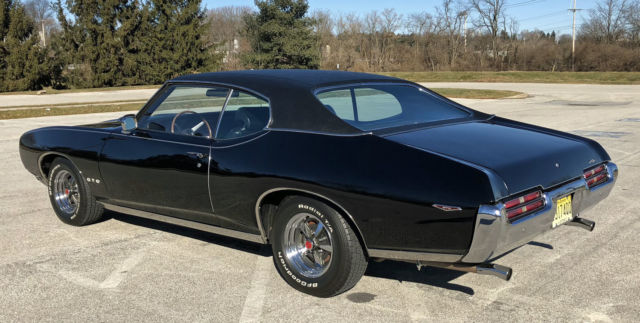 1969 Black Pontiac GTO