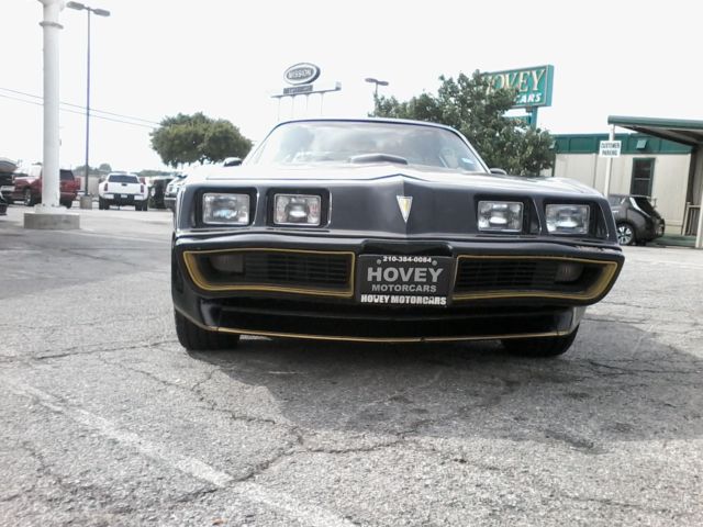 1979 Black Pontiac Firebird Coupe