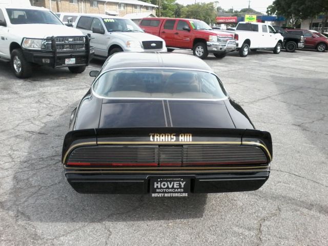 1979 Black Pontiac Firebird Coupe