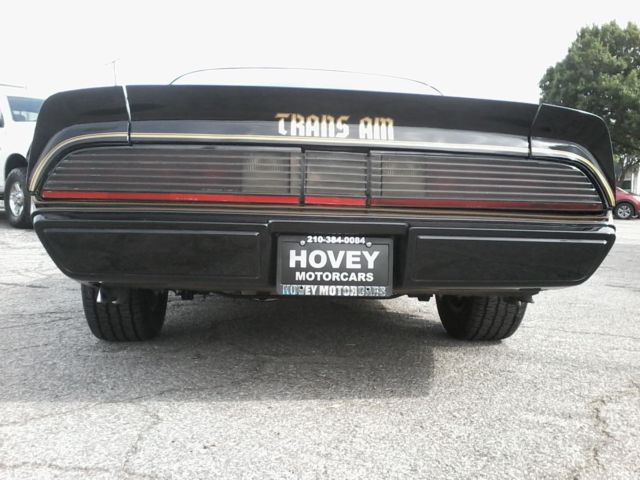 1979 Black Pontiac Firebird Coupe