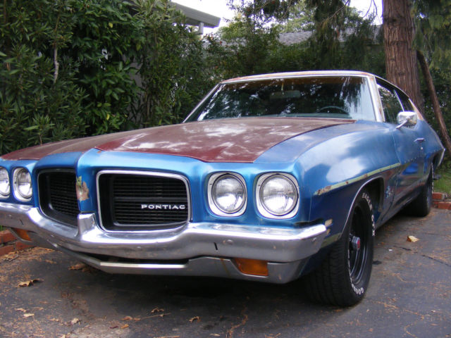1972 Blue Pontiac Le Mans Coupe
