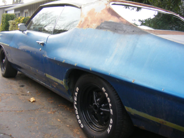 1972 Blue Pontiac Le Mans Coupe