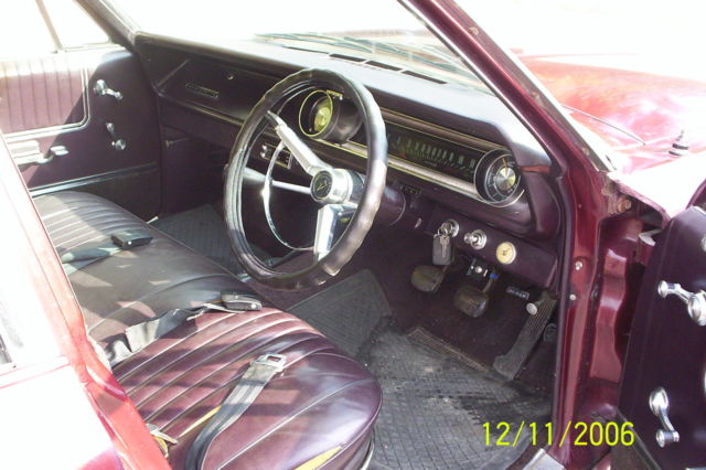 1966 Burgundy Pontiac PARISIENNE  SALOON 