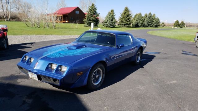 1981 Blue Pontiac Trans Am Coupe