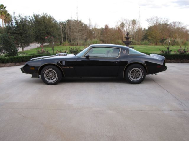 1981 Black Pontiac Trans Am Coupe