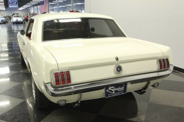 1965 White Ford Mustang Coupe