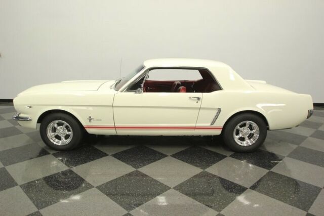 1965 White Ford Mustang Coupe