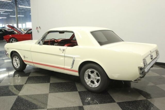 1965 White Ford Mustang Coupe