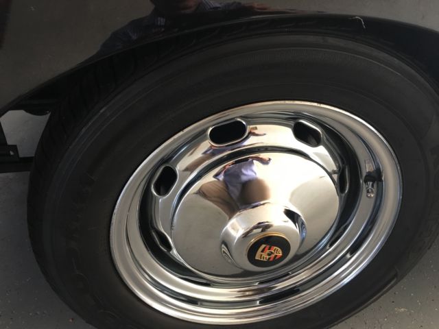 1957 Black Porsche 356 Convertible