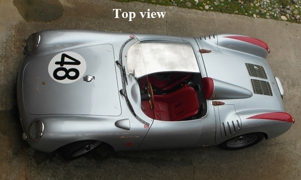 1956 Silver Porsche Other 550 Spyder