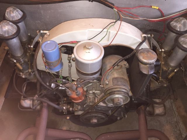 1965 Blue Porsche 356 Coupe