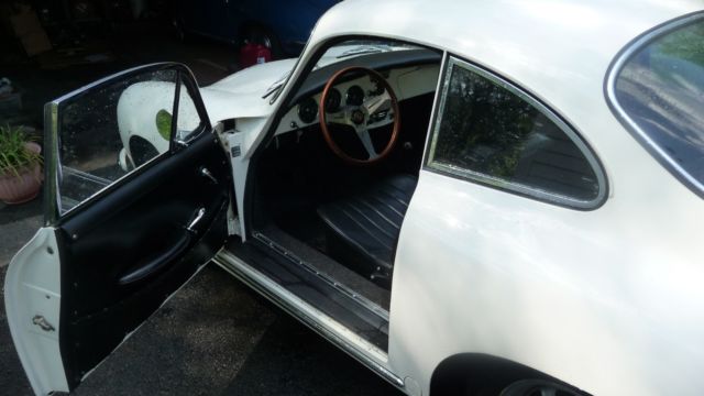 1964 White Porsche 356 Coupe