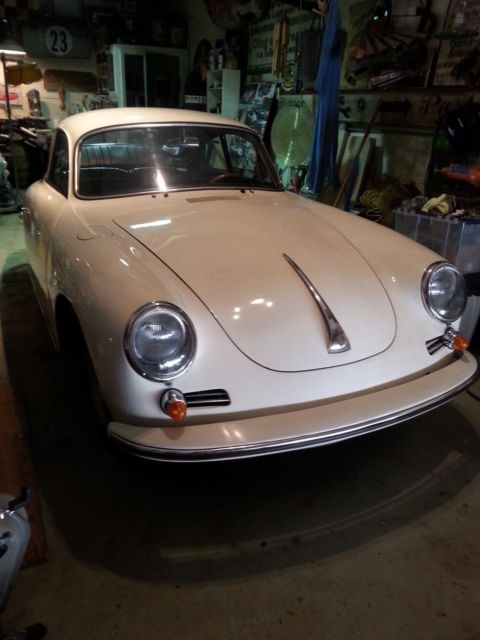 1964 White Porsche 356 Coupe