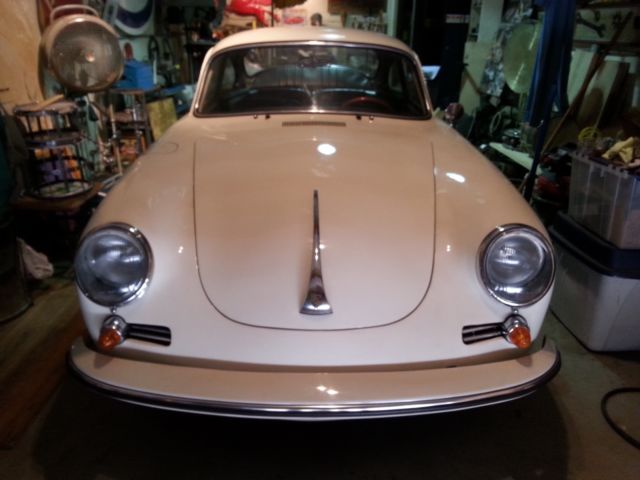 1964 White Porsche 356 Coupe