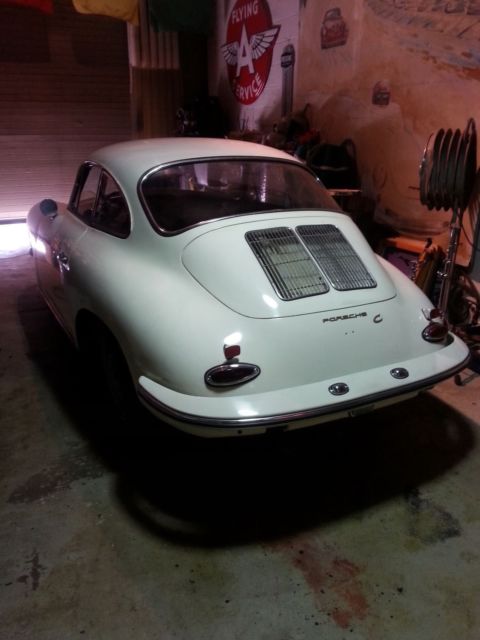 1964 White Porsche 356 Coupe