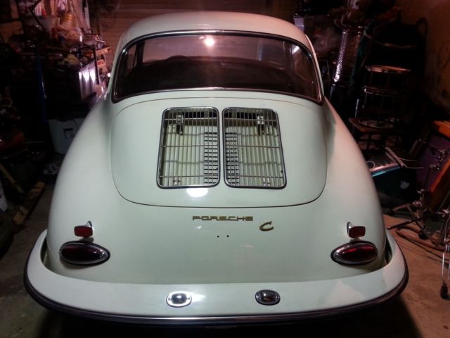 1964 White Porsche 356 Coupe