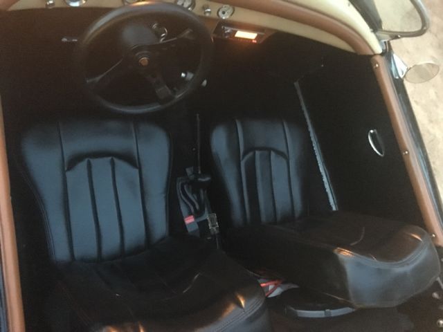 1956 Black Porsche 356 Convertible