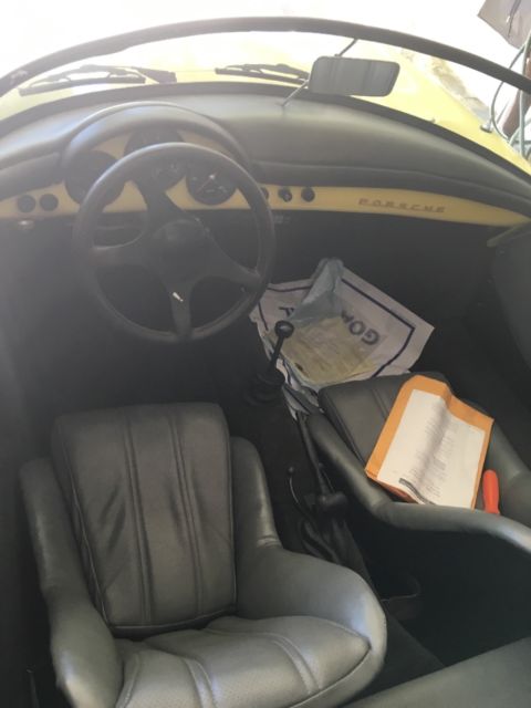 1956 Black Porsche 356 Convertible