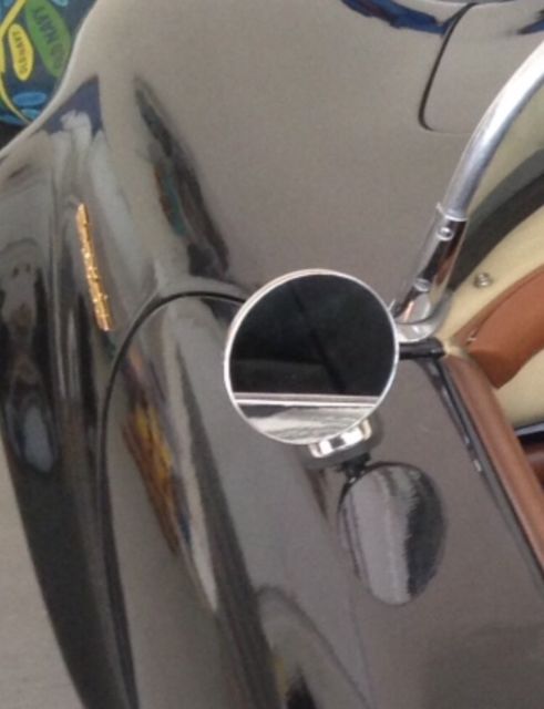 1956 Black Porsche 356 Convertible