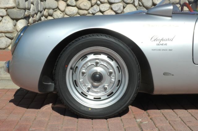 1955 Silver Porsche 550 Spyder Convertible