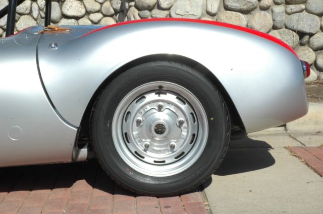 1955 Silver Porsche 550 Spyder Convertible