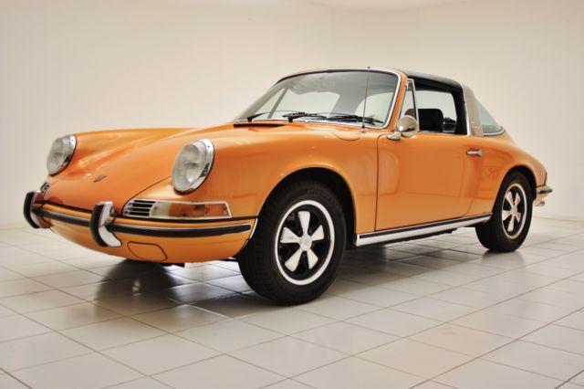 1970 Signal Orange Porsche 911 Targa