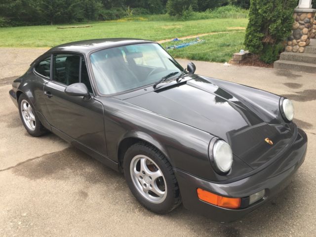 1992 Gray Porsche 911 Coupe