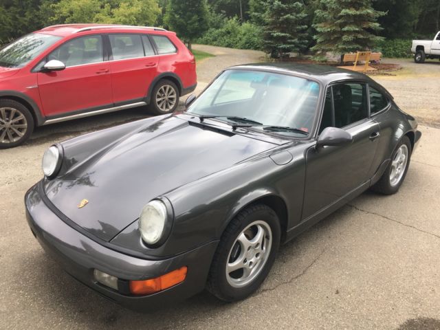 1992 Gray Porsche 911 Coupe