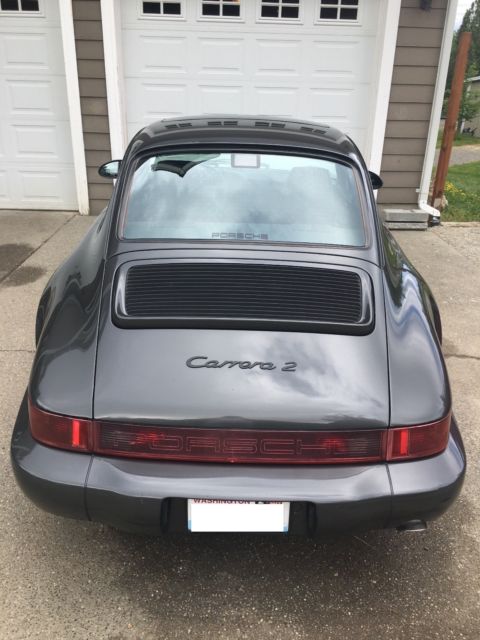 1992 Gray Porsche 911 Coupe