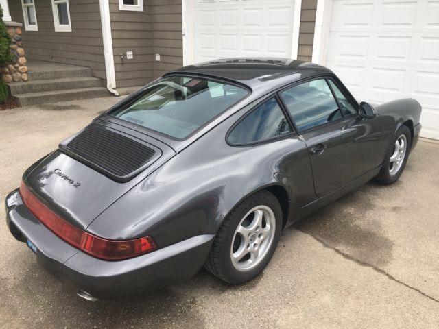 1992 Gray Porsche 911 Coupe