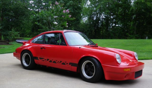 1988 Red Porsche 911 Convertible