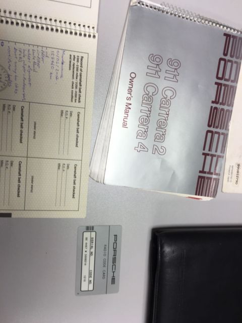 1990 Red Porsche 911 Coupe