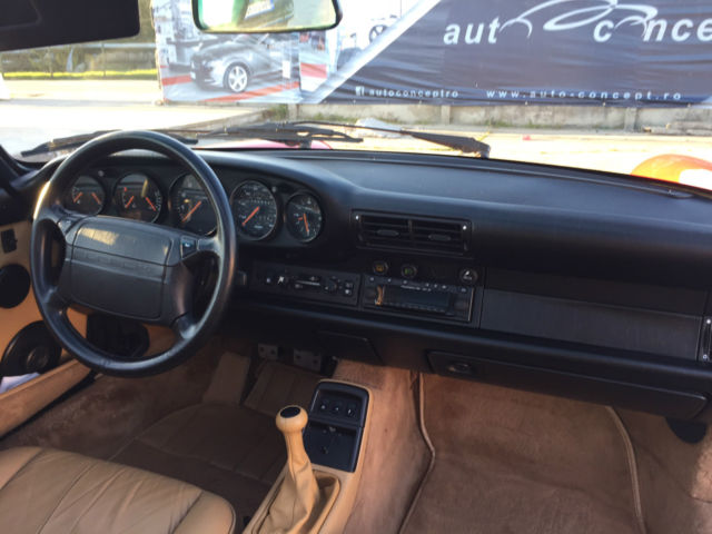 1990 Red Porsche 911 Coupe