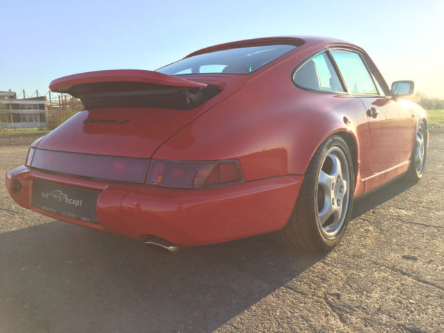 1990 Red Porsche 911 Coupe